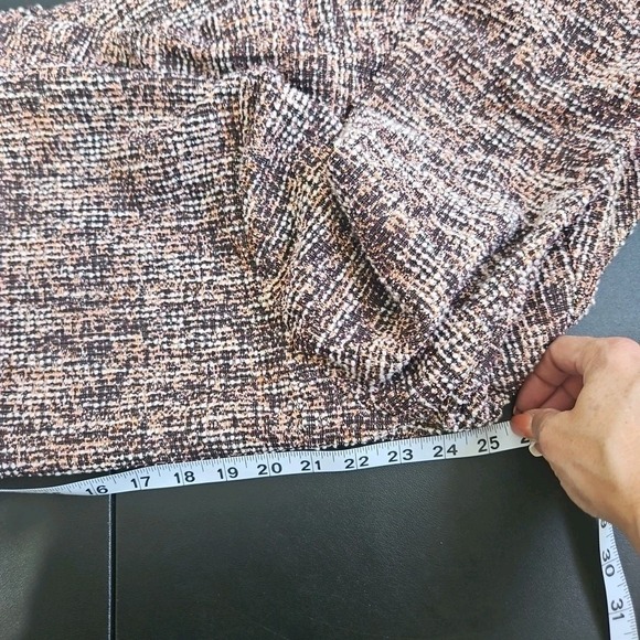 Womens Messini Sz 1X Pink Tweed Blazer Jacket Barbiecore Office Preppy Corp - Picture 7 of 7